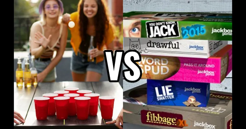 Beer Pong vs. Jackbox Games