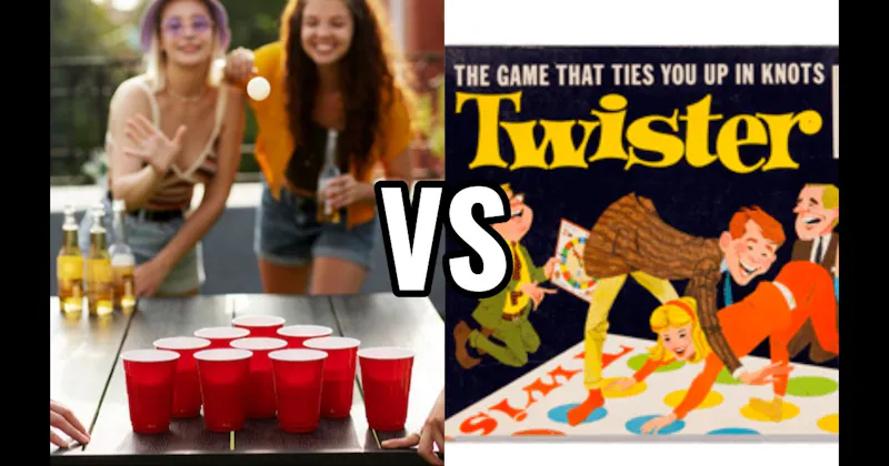 Beer Pong vs. Twister