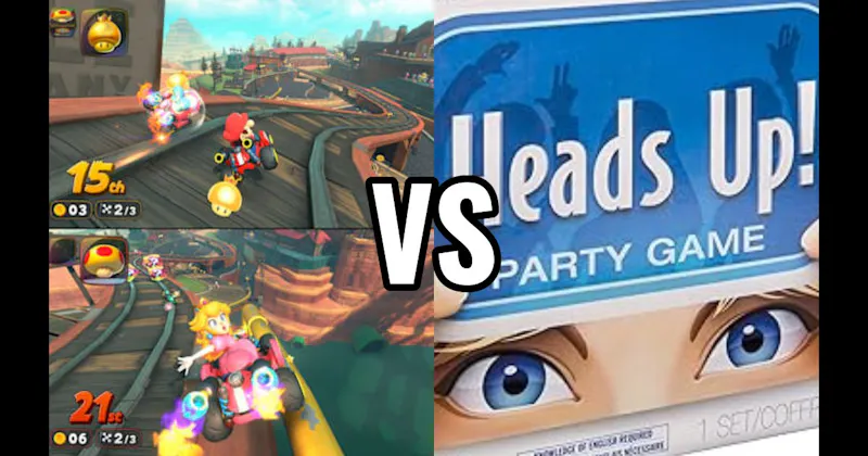 Heads Up! vs. Mario Kart