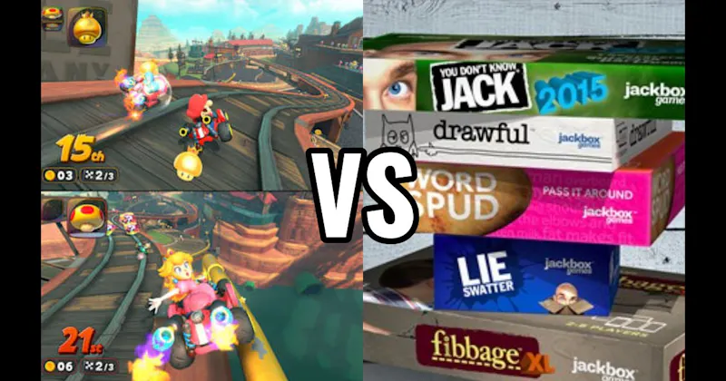 Jackbox Games vs. Mario Kart