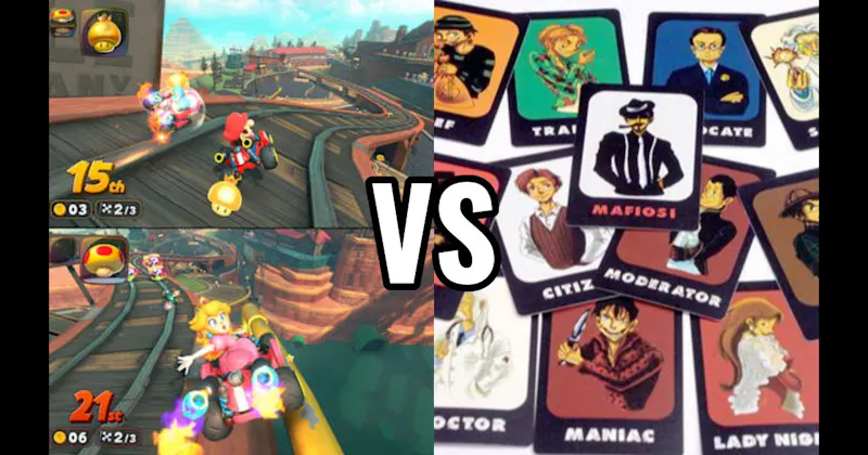 Mafia / Werewolf vs. Mario Kart