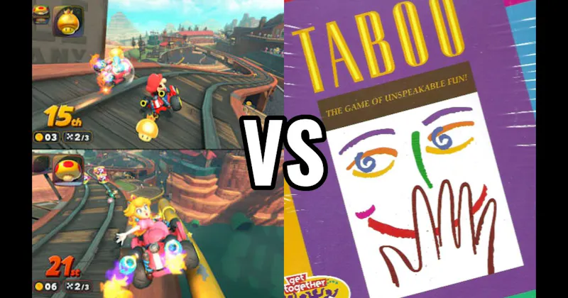 Mario Kart vs. Taboo