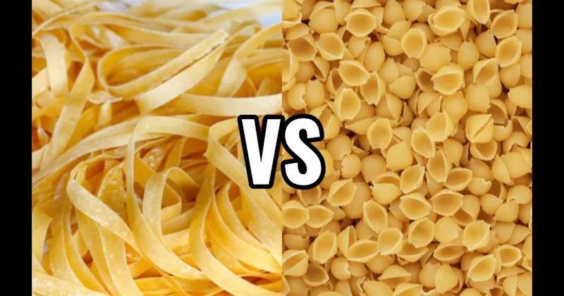 Conchiglie vs. Fettuccine