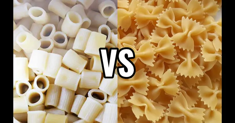 Farfalle vs. Rigatoni