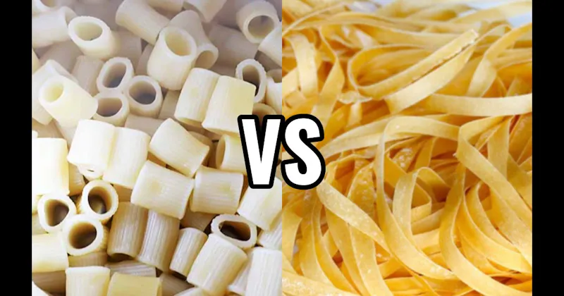 Fettuccine vs. Rigatoni