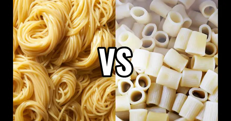 Rigatoni vs. Spaghetti