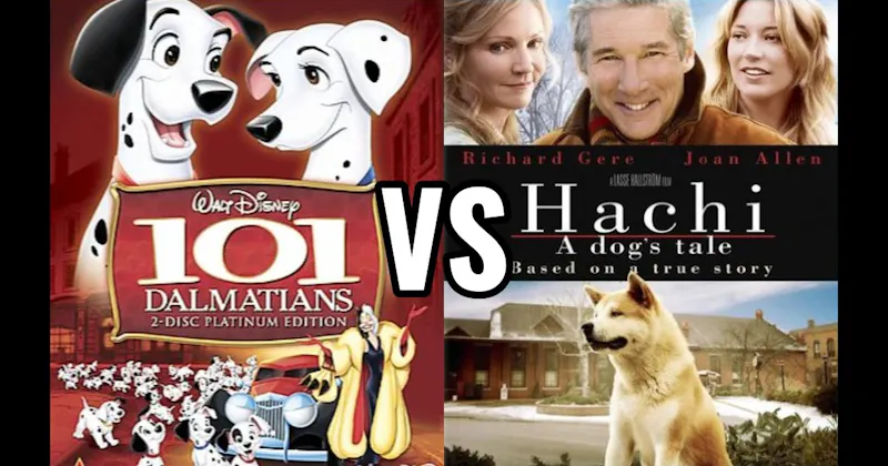 101 Dalmatians vs. Hachi: A Dog’s Tale