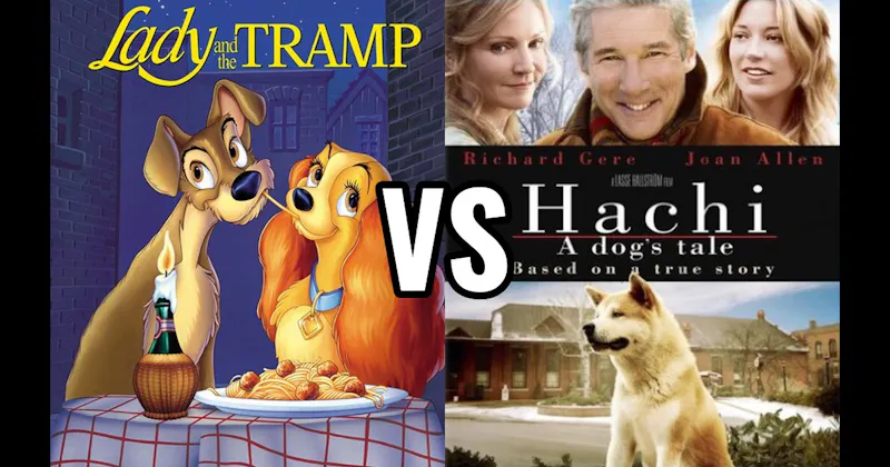 Hachi: A Dog’s Tale vs. Lady and the Tramp