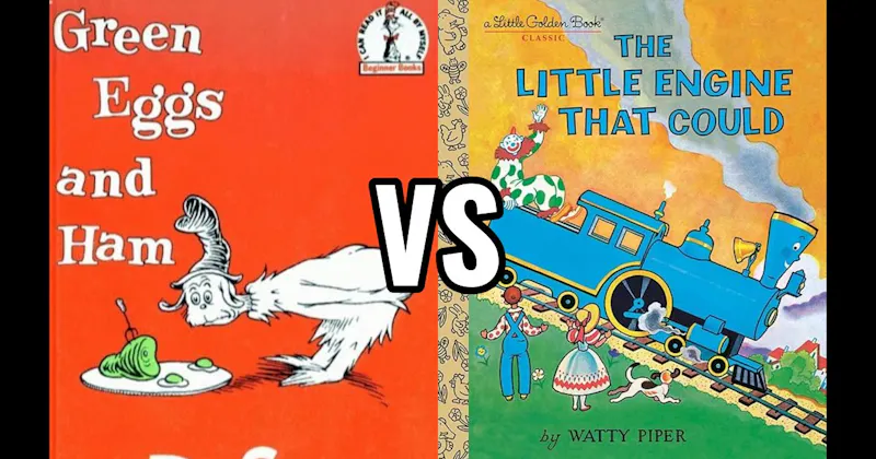 Green Eggs and Ham vs. The Little Engine That Could