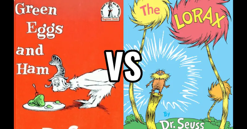 Green Eggs and Ham vs. The Lorax