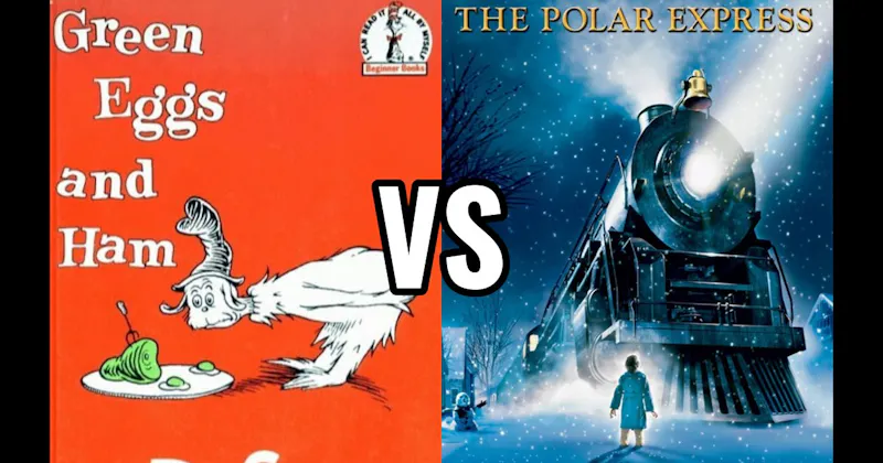 Green Eggs and Ham vs. The Polar Express Book