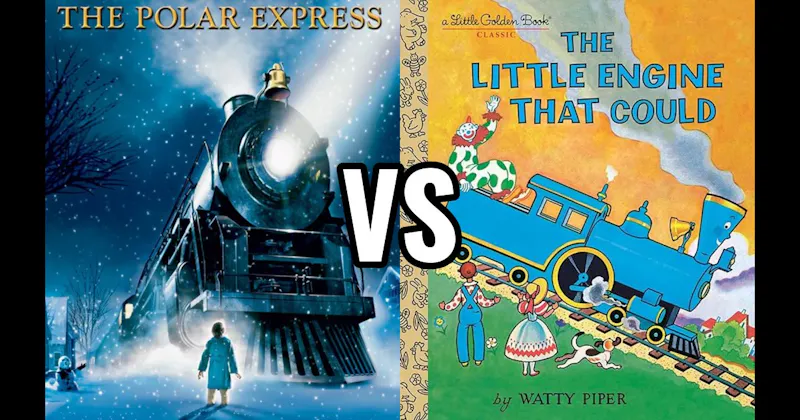 The Little Engine That Could vs. The Polar Express Book