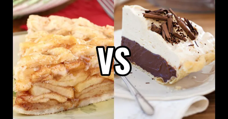 Apple Pie vs. Chocolate Cream Pie