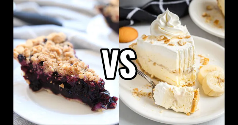 Banana Cream Pie vs. Blueberry Pie