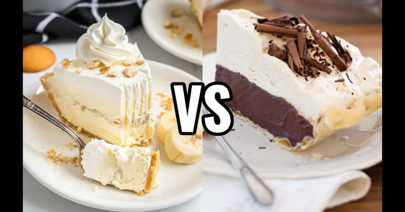 Banana Cream Pie vs. Chocolate Cream Pie