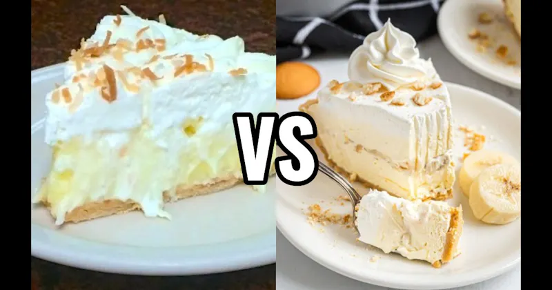 Banana Cream Pie vs. Coconut Cream Pie