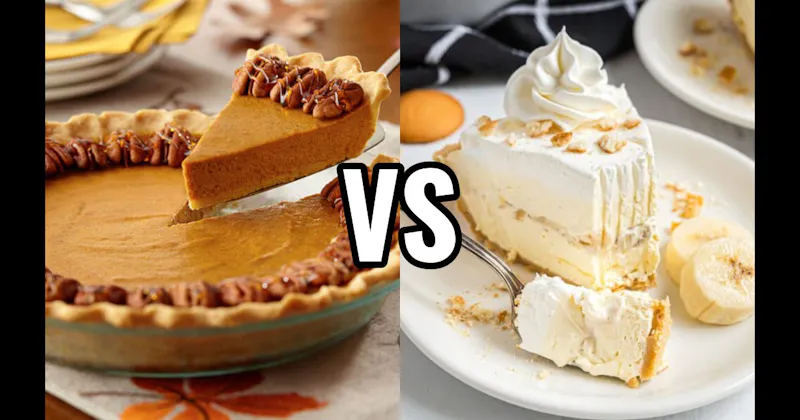 Banana Cream Pie vs. Pumpkin Pie