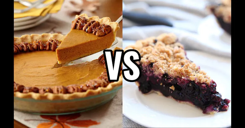 Blueberry Pie vs. Pumpkin Pie