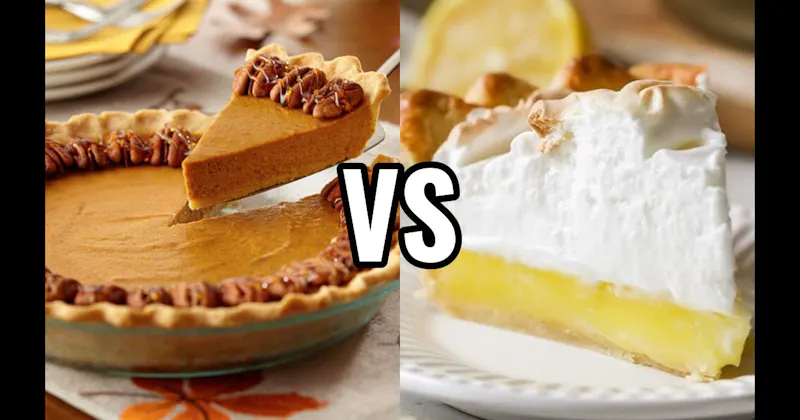 Lemon Meringue Pie vs. Pumpkin Pie