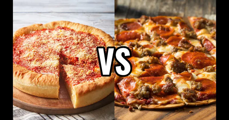 Chicago Deep Dish Pizza vs. St. Louis-Style Pizza