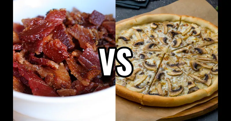 Bacon vs. Mushrooms