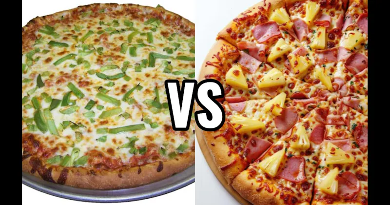 Green Peppers vs. Pineapple