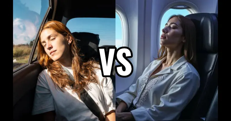 Airplane Seat vs. Car Passenger Seat