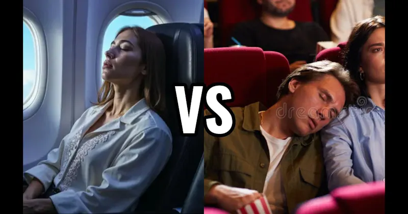 Airplane Seat vs. Movie Theater
