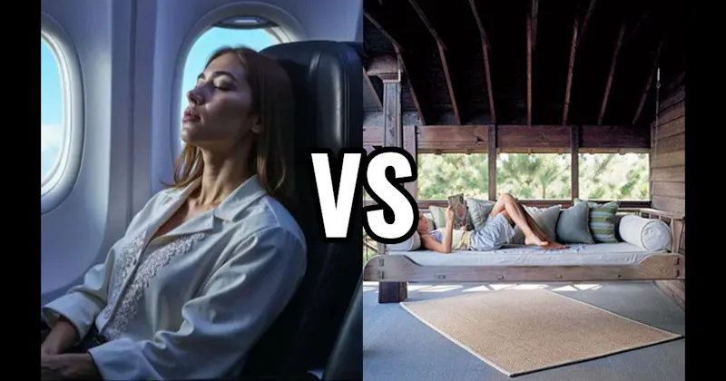 Airplane Seat vs. Porch Swing