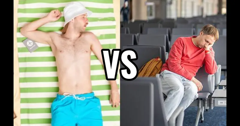 Airport Gate Seat vs. Beach Towel