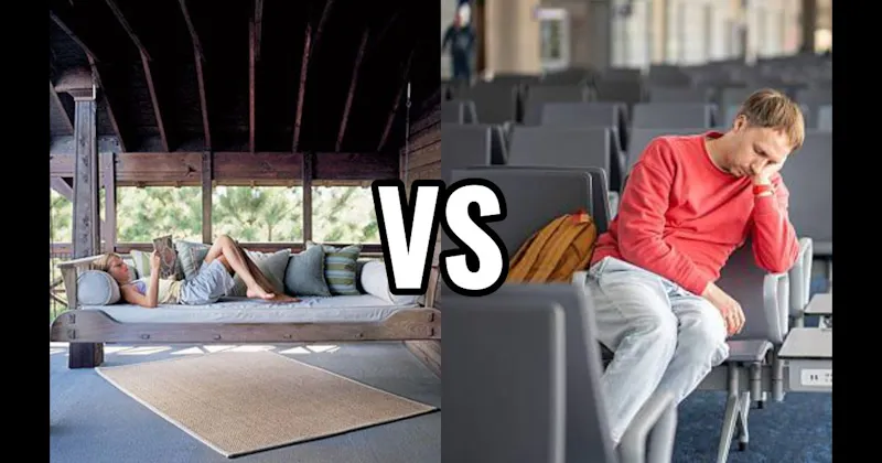 Airport Gate Seat vs. Porch Swing