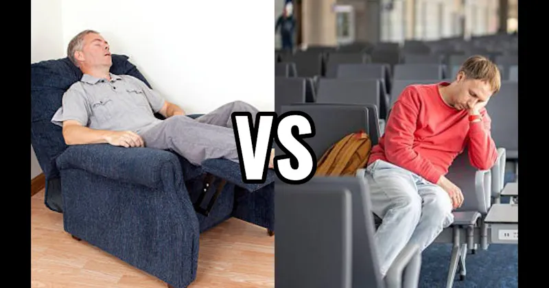 Airport Gate Seat vs. Recliner