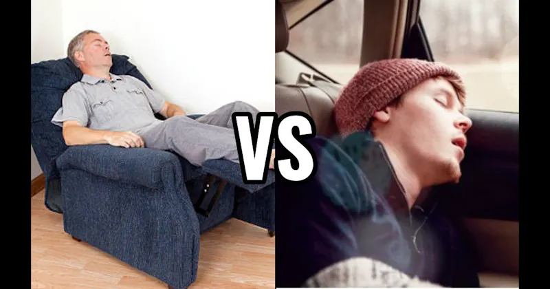 Backseat of a Car vs. Recliner