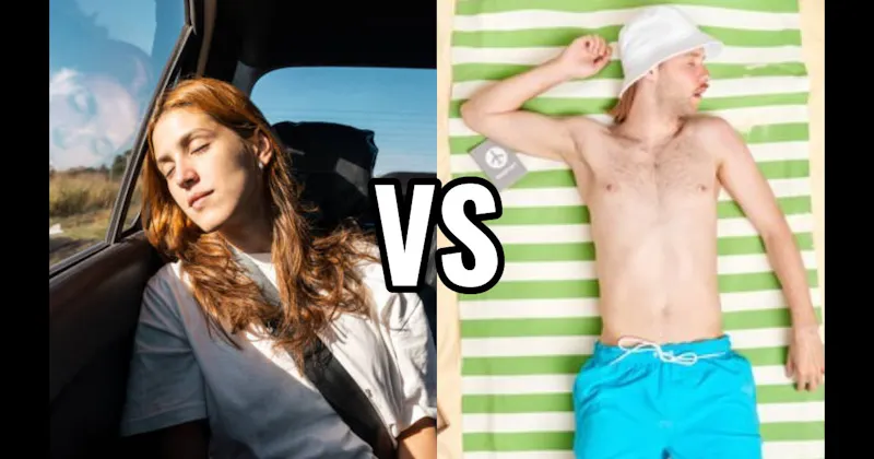 Beach Towel vs. Car Passenger Seat