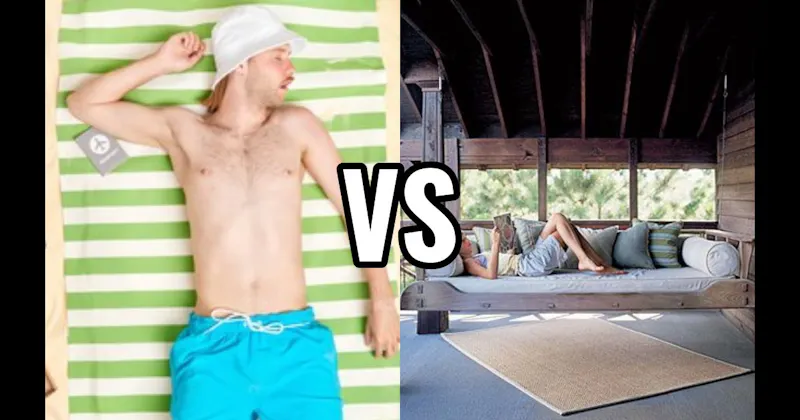 Beach Towel vs. Porch Swing