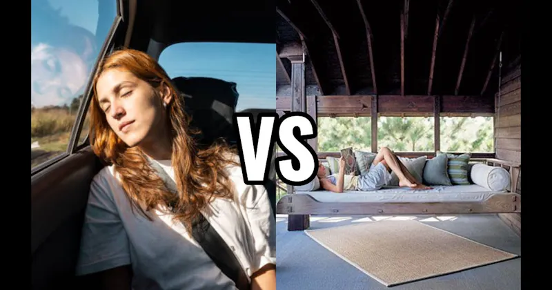 Car Passenger Seat vs. Porch Swing