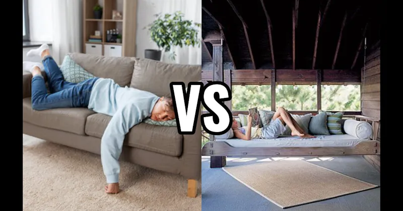 Couch vs. Porch Swing