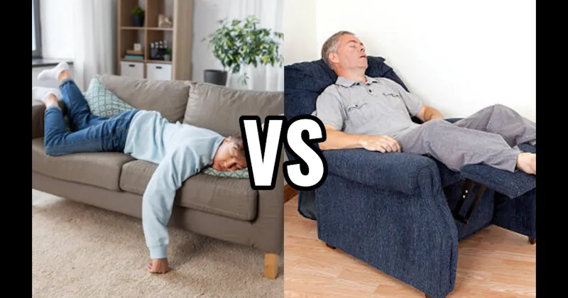 Couch vs. Recliner