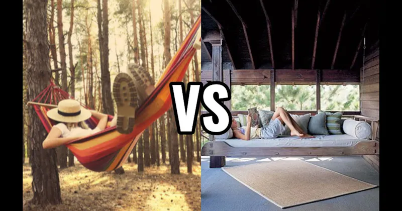Hammock vs. Porch Swing