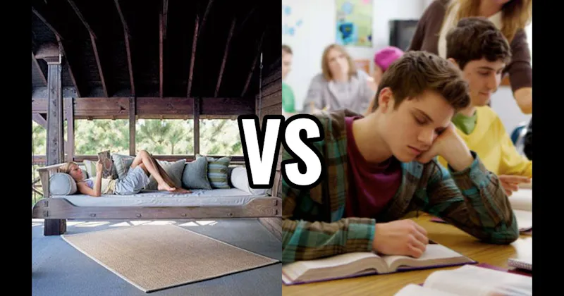 In Class vs. Porch Swing