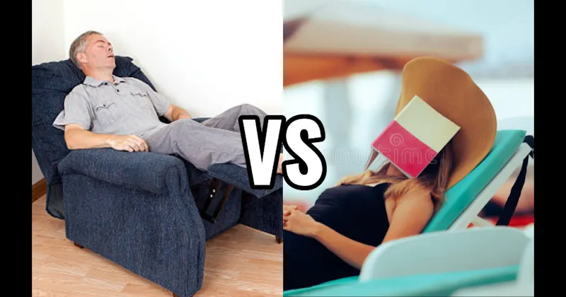 Pool Lounge Chair vs. Recliner