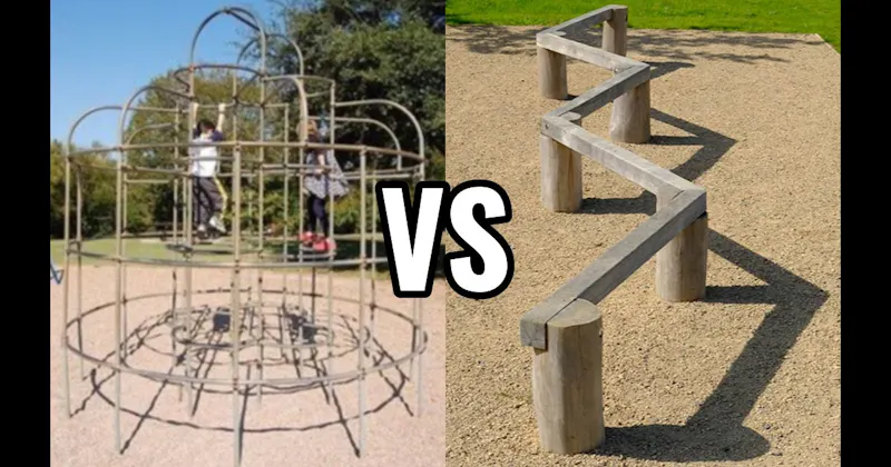 Balance Beam vs. Jungle Gym