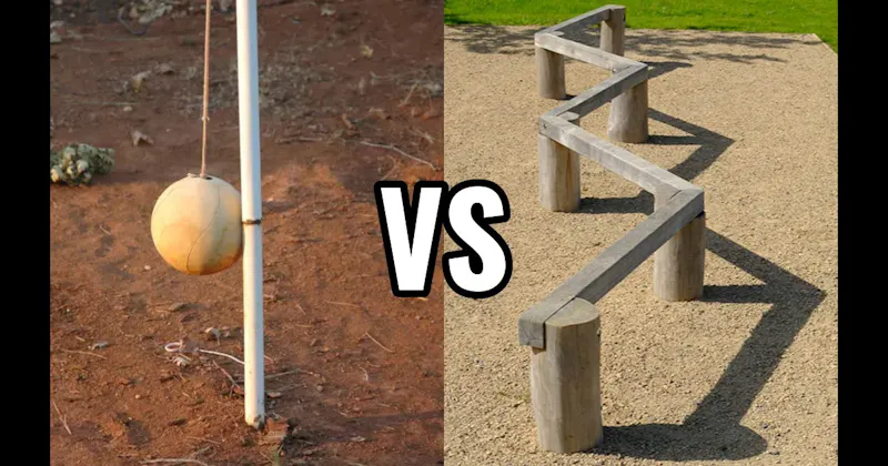 Balance Beam vs. Tetherball