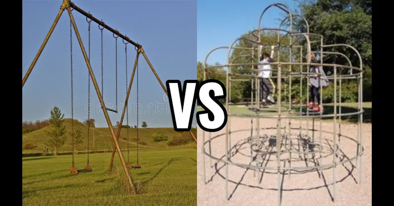 Jungle Gym vs. Swing Set