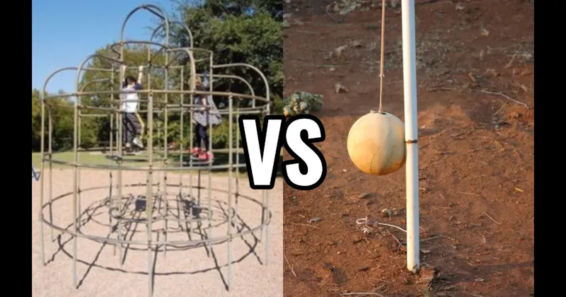 Jungle Gym vs. Tetherball