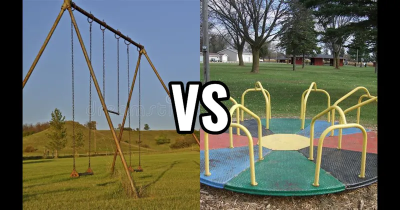 Merry-Go-Round vs. Swing Set