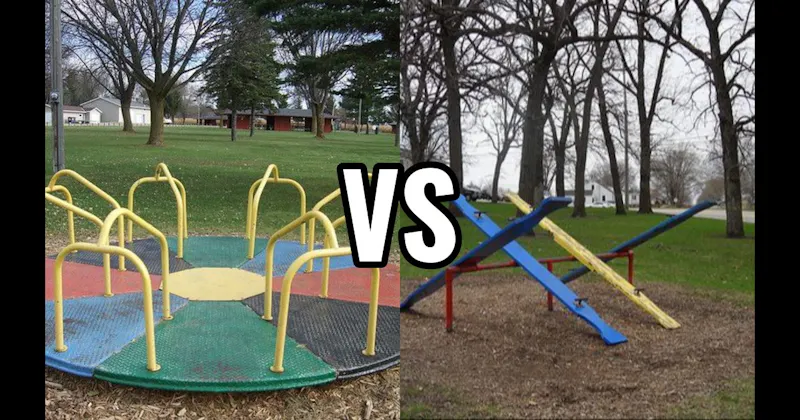 Merry-Go-Round vs. Teeter-Totter