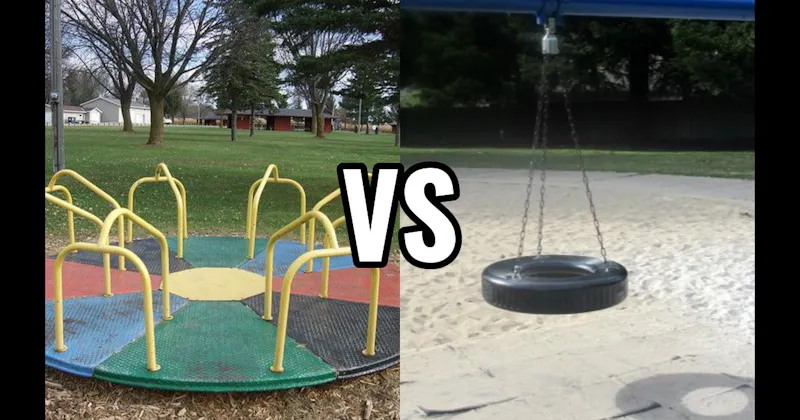 Merry-Go-Round vs. Tire Swing