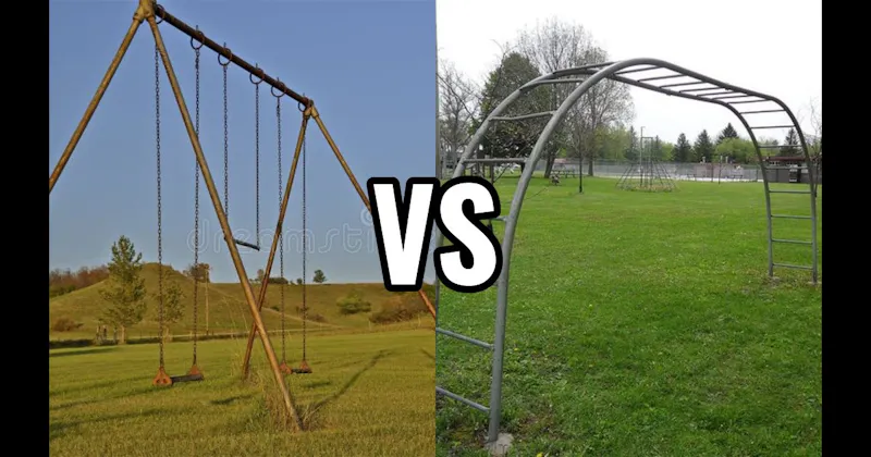 Monkey Bars vs. Swing Set
