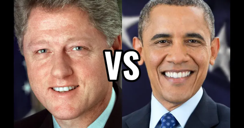 Barack Obama vs. Bill Clinton